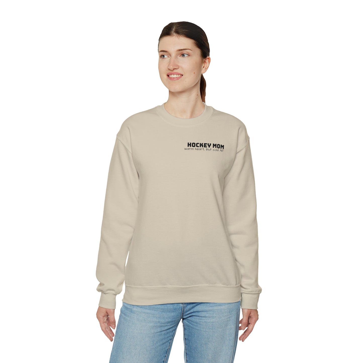 HOCKEY MOM Heavy Blend™ Crewneck Sweatshirt